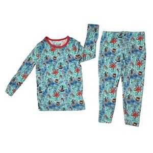 Free Birdees Pirate High Sea Bamboo Pajama Pant‎ Set 2T Toddler Whimsigoth